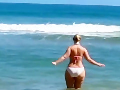White bikini.