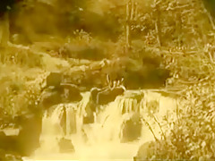 Nude Woman By Waterfall 1921