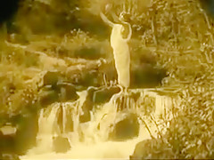 Nude Woman By Waterfall 1921
