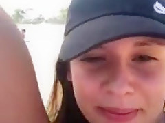 Amateur Girl on Beach