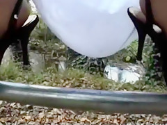 Hot chicks Peeing panties