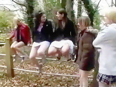 Hot chicks Peeing panties