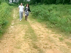 French anal slut goes dogging