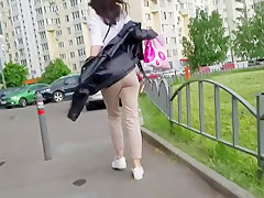 Sweet girl with nice ass