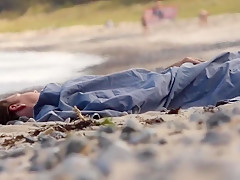 German beach milf