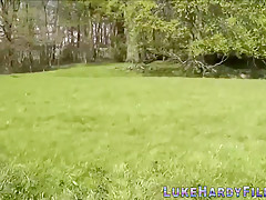 Kinky slut sucking cock