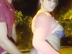 Outdoor nightime cam fun