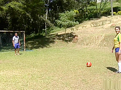 Hot Fernanda is good with balls