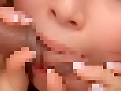 Fabulous Japanese slut in Crazy Threesome, Blowjob JAV video