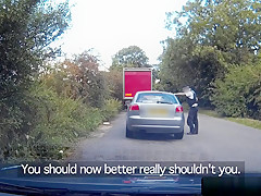 Uk Slut Drilled By Uniformed Cop Outdoors