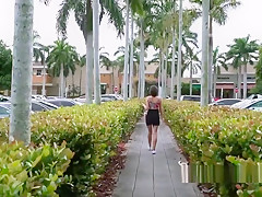 Nasty Brunette Fucked Outdoor For Money