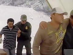 Brunette Babe Detained And Gets Banged By Border Patrol