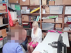 Teen Suspected Of Stealing And Fucked By A Security Guard