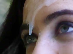 Wacky Doll Gets Jizz Shot On Her Face Swallowing All The Jis