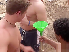 Raunchy Hotties Have Fun At The Beach