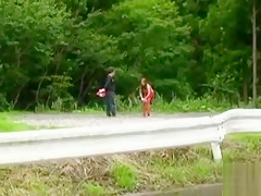 Slutty Likes Teasing By Public Flashing Her Large Naturals