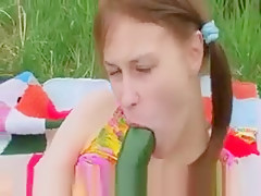 Masturbation On The Green Glade In Euro