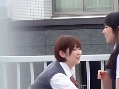 Uniformed Asian Pisses