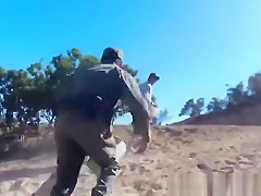Blonde Slut Gets Banged By Border Guard Long Cock