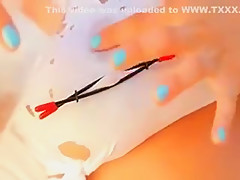 Insane Hot Brunette Teen Stripping