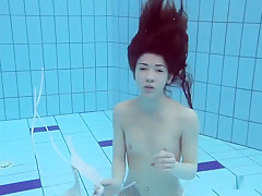 Roxalana Swims Like A Fish With Her Tight Pussy