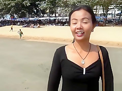 Casual Asian Teen Sucks A Dong Like A Professional Slut