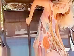 Rocking Blonde Baby Finger Naked