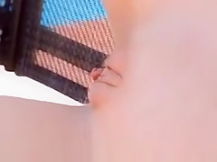 Rocking Blonde Baby Finger Naked