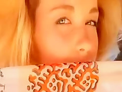 Rocking Blonde Baby Posing Naked