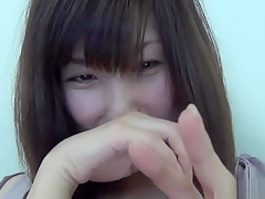 Asian Teens Rub Closeup