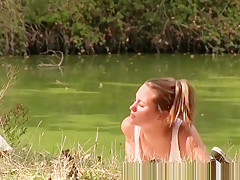 Dutch Teen Fucks Outdoors