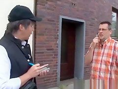 Chubby German Mature Public