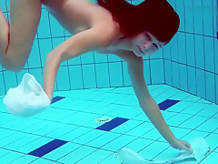 Hot Tits And Shaved Pussy Underwater
