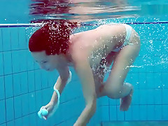 Hot Tits And Shaved Pussy Underwater