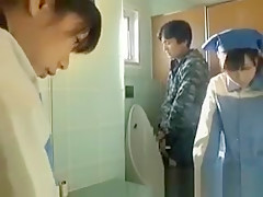 Asian Attendant Cleans Wrong