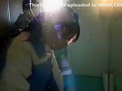 Asian Attendant Cleans Wrong