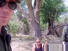 Sexy Girl Riding Big Cock Outdoors