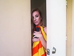 Enchanting Teen Serves Biggest Member Of Her Boyfriend