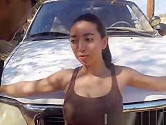 Blonde Interracial Police Latina Babe Fucked By The Law