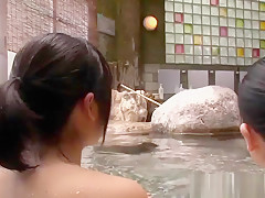 Outdoor Japanese Babe Doggystyled In Group