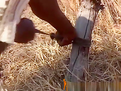 African Slave With Big Tits And A Juicy Booty Is Ready For