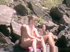 Beach Nude Pussies Exposed By Voyeur Cam