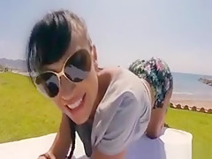 Huge Tits And Ass Babe Public Flash