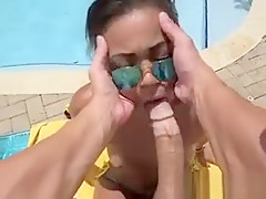 Nasty Slut Gets Facefucked By Well Hung Stud