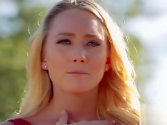 Lesbians Aj Applegate And Mia Malkova Kiss And Lick Outdoors