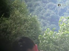 Hot nude bitch smoking cigs on the beach voyeur video