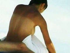 Busty nude beach babes filmed by a voyeur