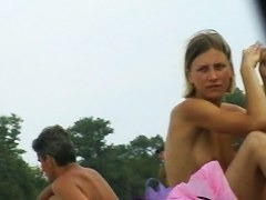 Hot beach candid babes, naked, caught on camera