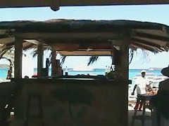 A stimulating nude beach spy cam footage