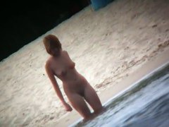 Amazing hidden beach blonde video